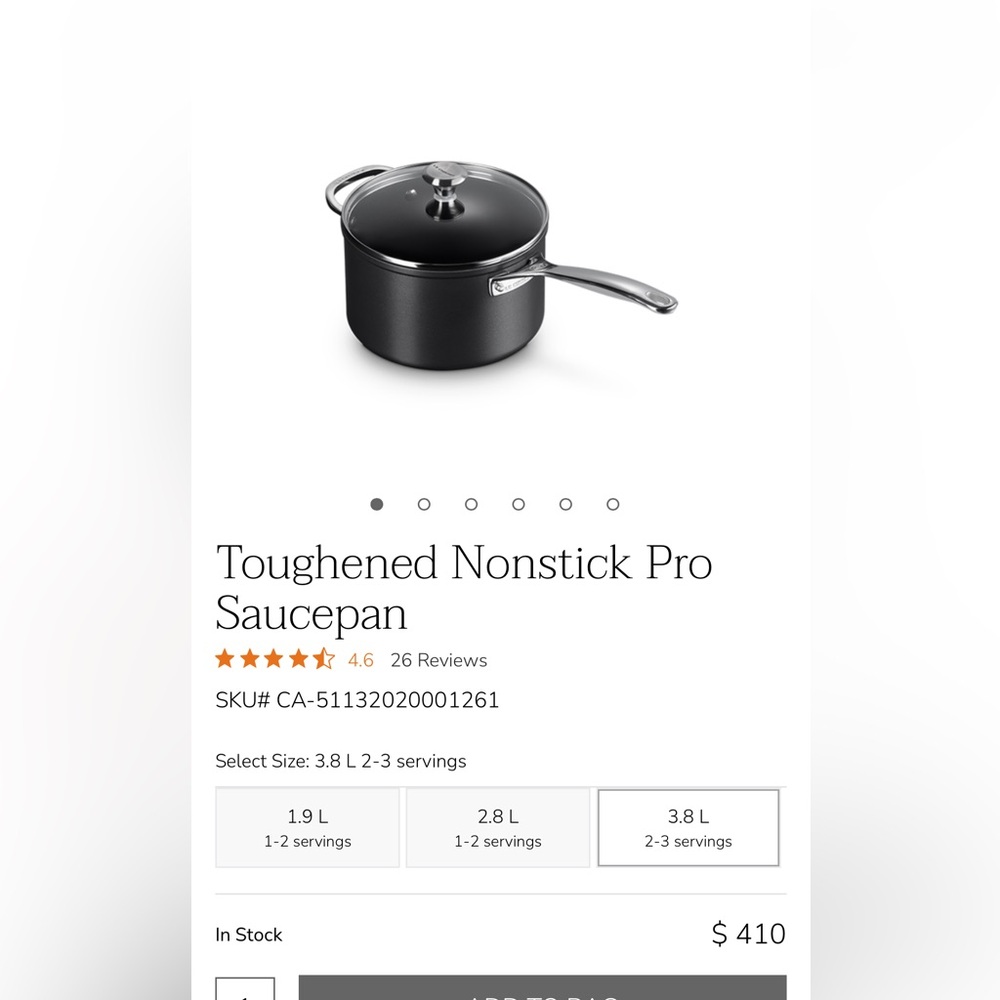 Le Creuset Black Cookware Essential